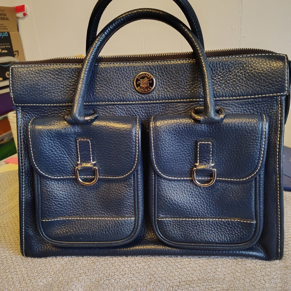 Dooney & Bourke Black Leather Men's Bag